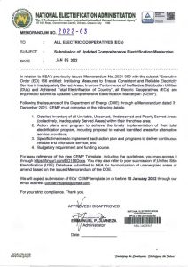 NEA MEMORANDUM NO. 2022 -03 | Machica Group